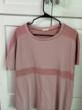 e.Luna  Dusty Rose Short-Sleeve Knit Tee